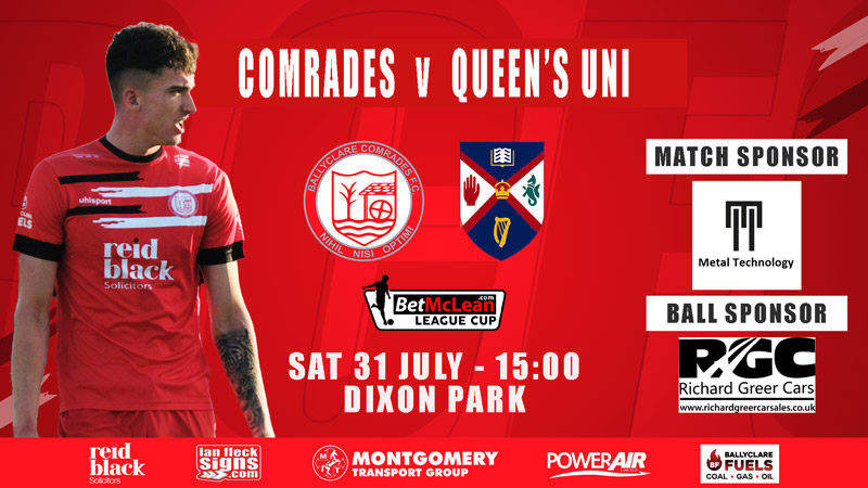 Pre-Match Guide | Queen’s University 31/07/21