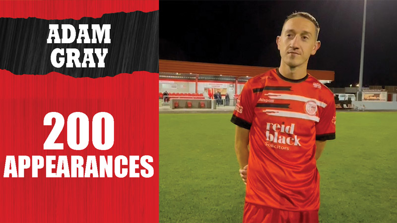 WATCH: 200 APPEARANCES | Adam Gray on his time at Ballyclare, the current squad & the future