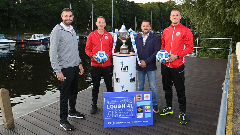 Lough 41 Sponsorship with NI Football League