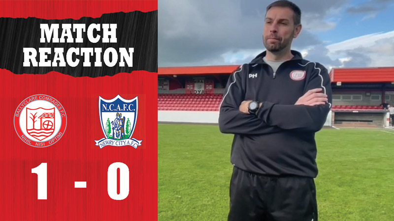 WATCH: Match Reaction | Paul Harbinson & Gary Donnelly on Ballyclare Comrades 1-0 Newry City
