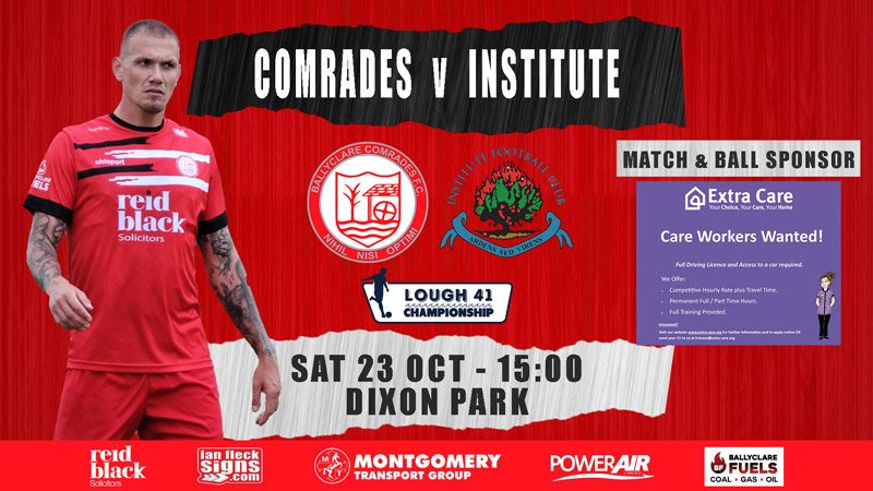 Pre-Match Guide | Institute 23/10/21