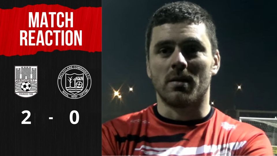 WATCH: Match Reaction | Chris Ramsey on Dergview 2-0 Ballyclare Comrades