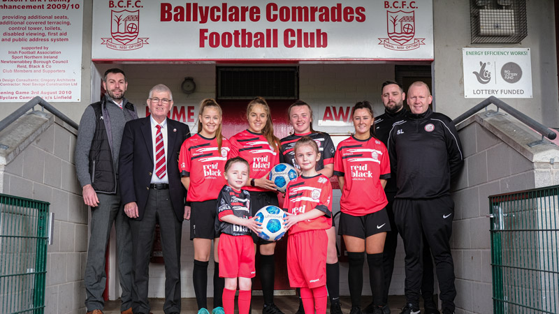 Ballyclare Comrades FC announce the establishment of Ballyclare Comrades Ladies