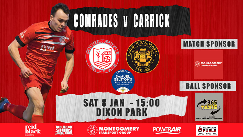 Pre-Match Guide | Carrick Rangers 08/01/22