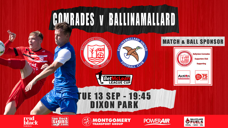 Pre-Match Guide | Ballinamallard United 13/09/22