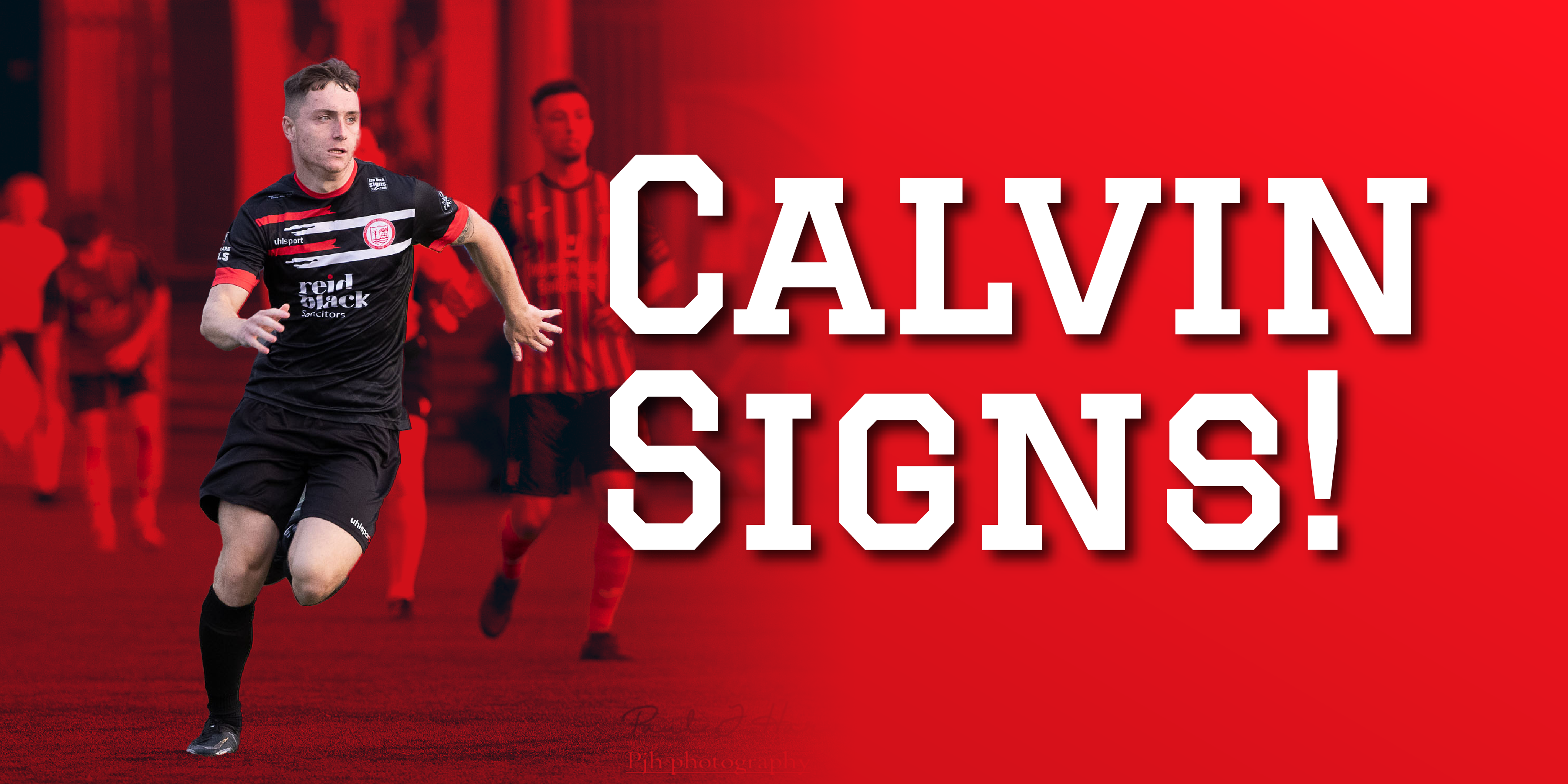Calvin Signs!